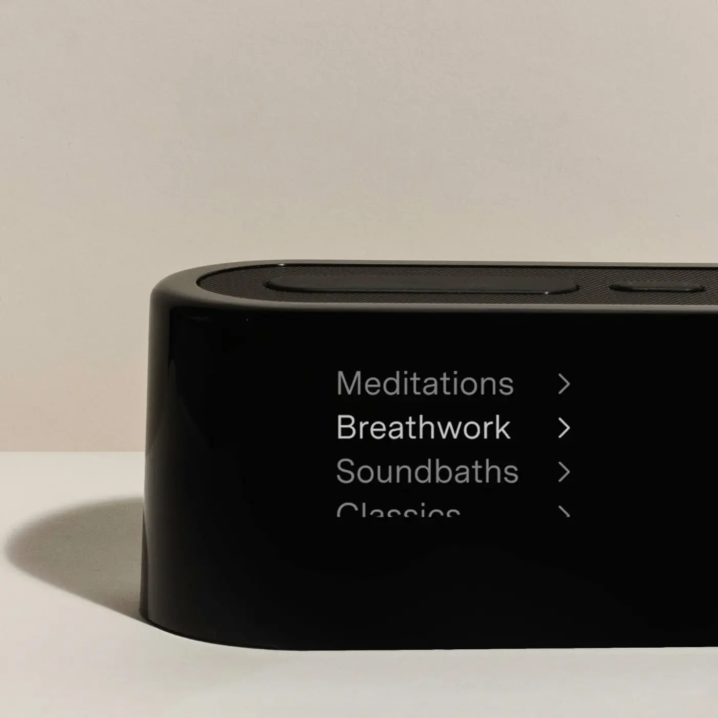 Loftie Loftie Clock — Black