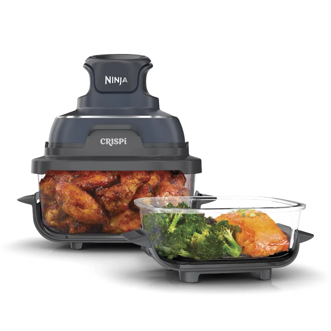 Ninja Crispi 4-in-1 Portable Glass Air Fryer Cooking System — Cyberspace
